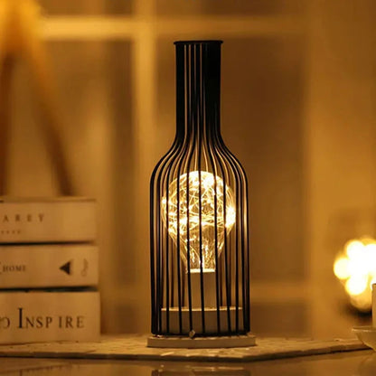Lampe LED sans fil en forme de vase, éclairage économe en énergie pour les espaces intérieurs et extérieurs, blanc chaud, fonctionne sur piles