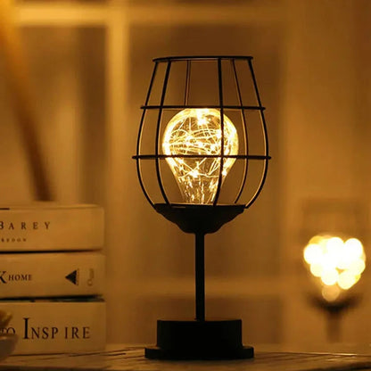Lampe LED sans fil en forme de vase, éclairage économe en énergie pour les espaces intérieurs et extérieurs, blanc chaud, fonctionne sur piles