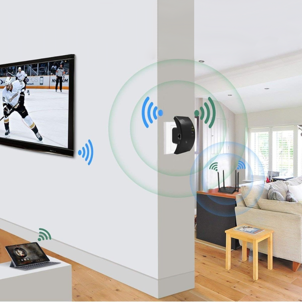 Drahtloser WLAN-Signalverstärker – Zuverlässiger Internet-Extender für Zuhause und das Büro