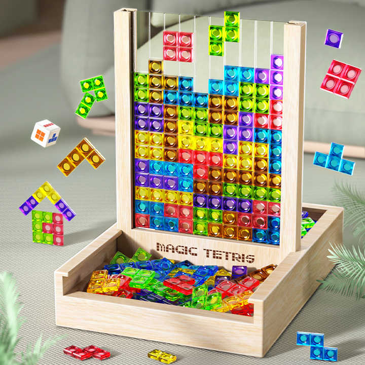 Ecoblock Tetris – Holzpuzzlespiel für alle Altersgruppen 1