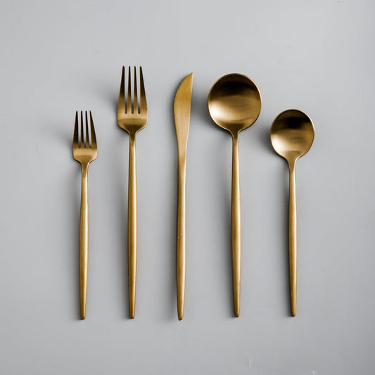 20-teiliges Besteckset – modernes, minimalistisches Besteck für elegante Mahlzeiten
