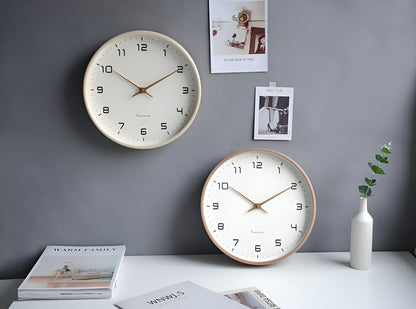 Edle 30 cm Wanduhr – minimalistische Wanduhr für Wohnzimmer, Küche und Büro