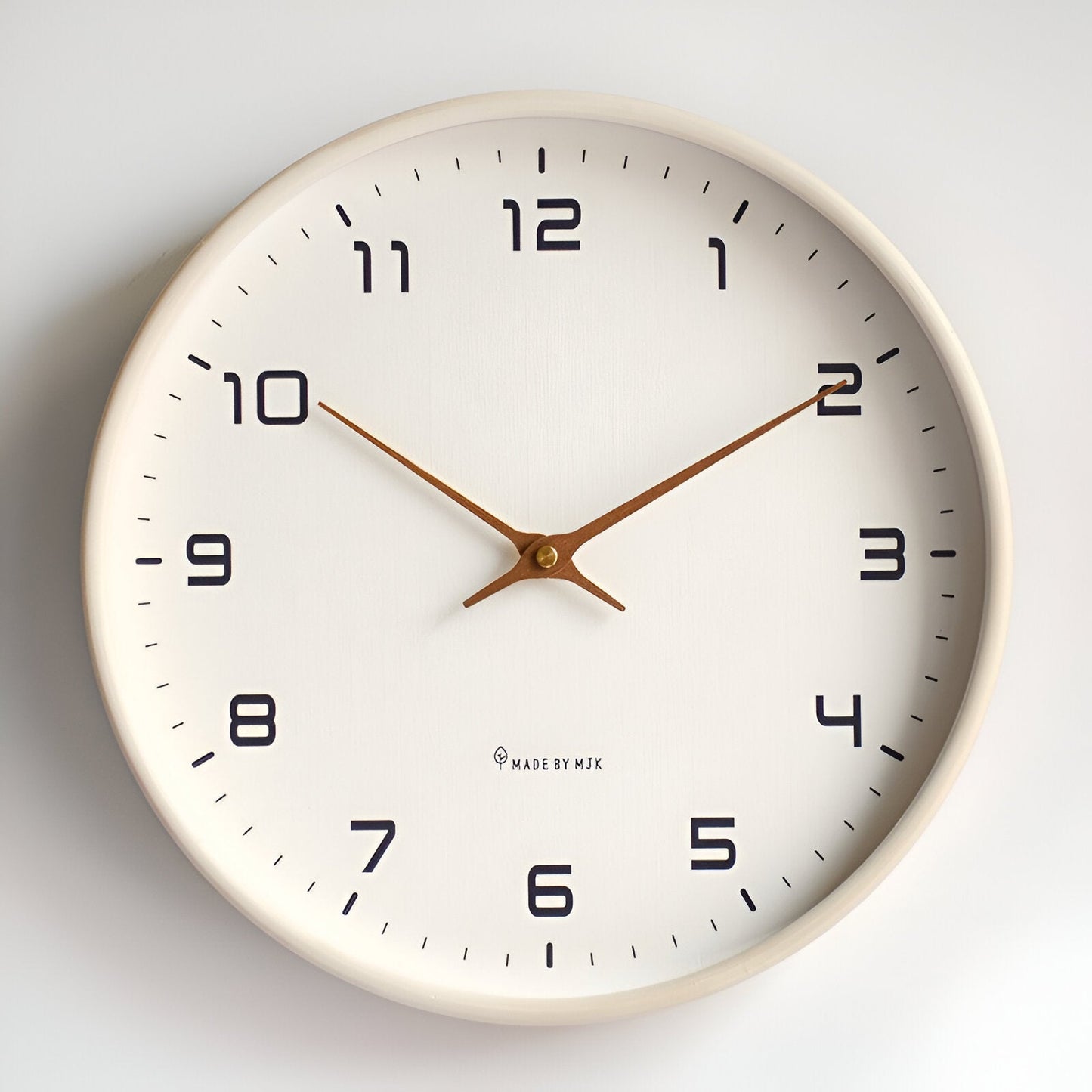 Edle 30 cm Wanduhr – minimalistische Wanduhr für Wohnzimmer, Küche und Büro
