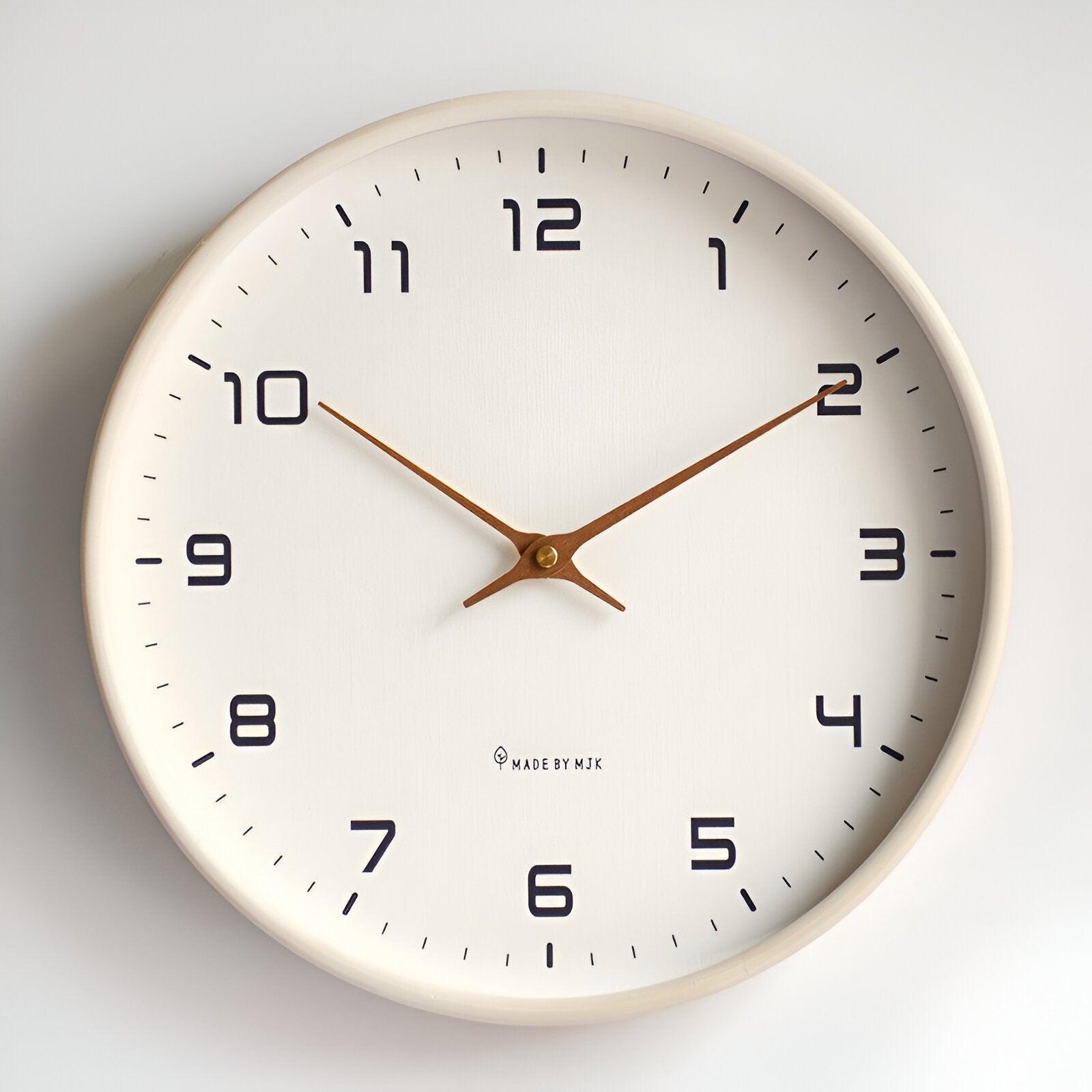 Edle 30 cm Wanduhr – minimalistische Wanduhr für Wohnzimmer, Küche und Büro