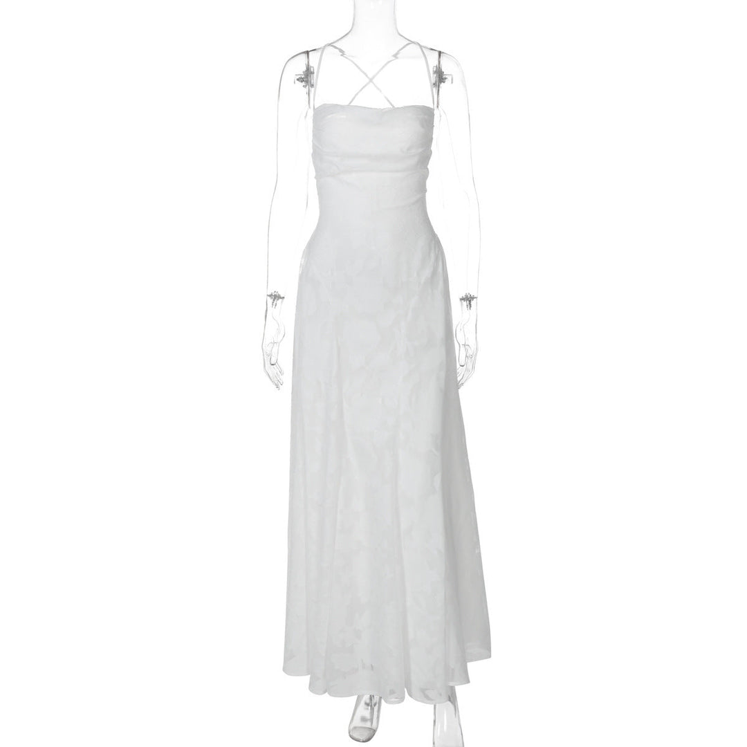Gabriela | Damen Maxi-Abendkleid mit Blumenmuster