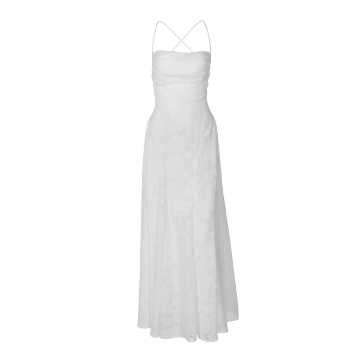 Gabriela | Damen Maxi-Abendkleid mit Blumenmuster