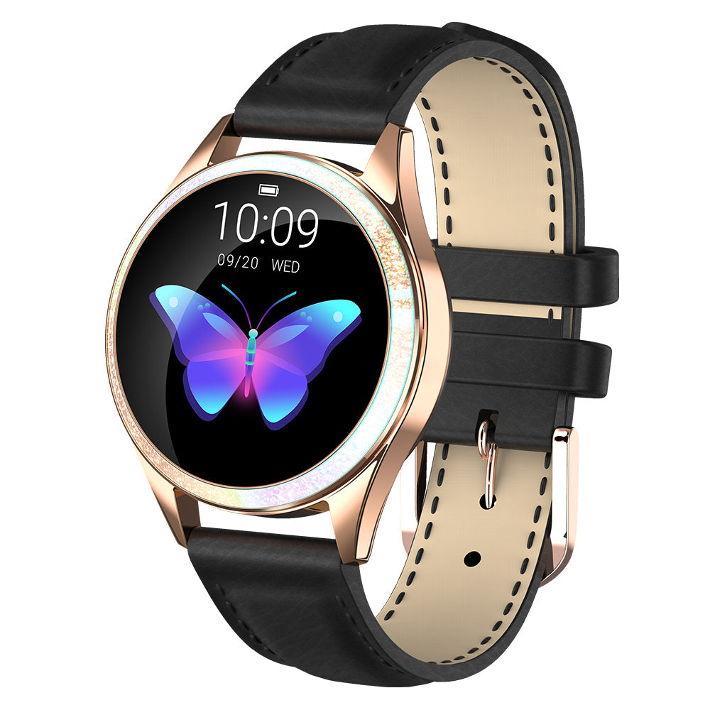 Elegante Smartwatch für Damen aus Edelstahl mit Großem Display, IP68 Wasserdicht und Fitnessfunktionen