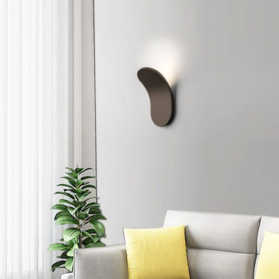 Elegante Wandleuchte im skandinavischen Design – Hochwertige Metallwandleuchte für Schlafzimmer, Küchen und Wohnzimmer, LED-kompatibel