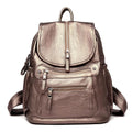 Eleganter Rucksack für Damen – Vintage-Tagesrucksack mit Reißverschluss und geräumigem Hauptfach