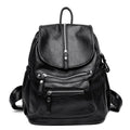 Eleganter Rucksack für Damen – Vintage-Tagesrucksack mit Reißverschluss und geräumigem Hauptfach
