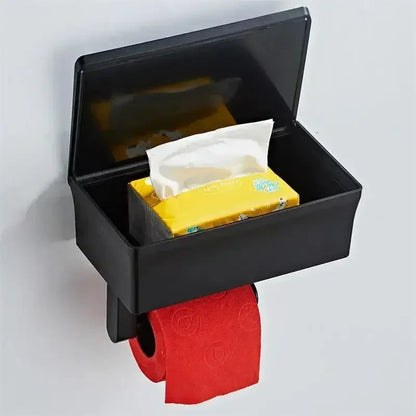 Eleganter Toilettenpapierhalter mit Staufach – Toilettenpapierhalter für Badezimmer