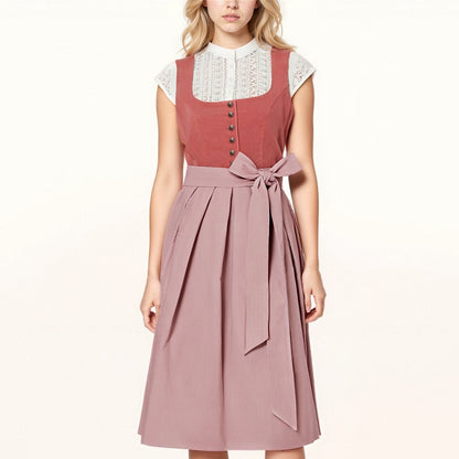 Elegantes Dirndlkleid mit Schürze – Oktoberfest | Trachtenkleid für einen stilvollen Auftritt