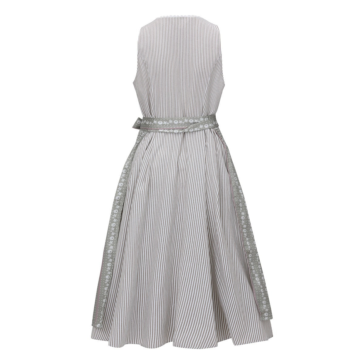 Elegantes blaues Dirndl – Oktoberfest | Dreiteiler mit Bluse und dekorativer Schürze