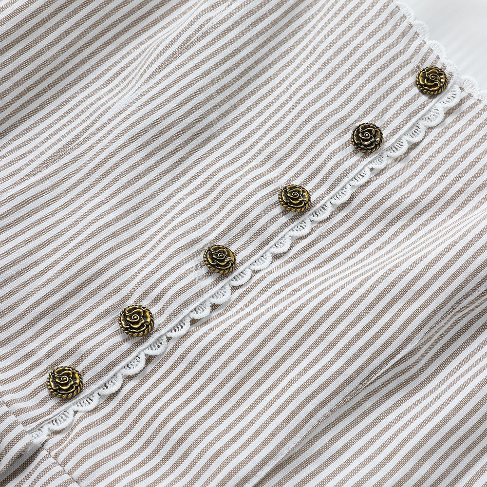 Elegantes blaues Dirndl – Oktoberfest | Dreiteiler mit Bluse und dekorativer Schürze