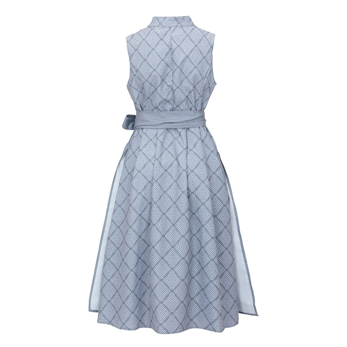Elegantes graues Dirndlkleid – Oktoberfest | Stilvolles Trachtenkleid mit Schürze