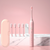 X2 pink mit 4 Bürstenköpfen [neues Modell] + Reisebox + Ständer