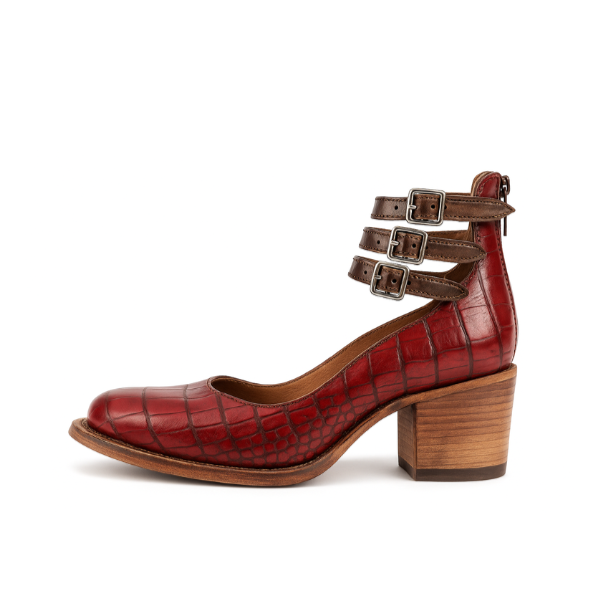 Damen Mehrriemige Schuhe mit Absatz | Klassisch