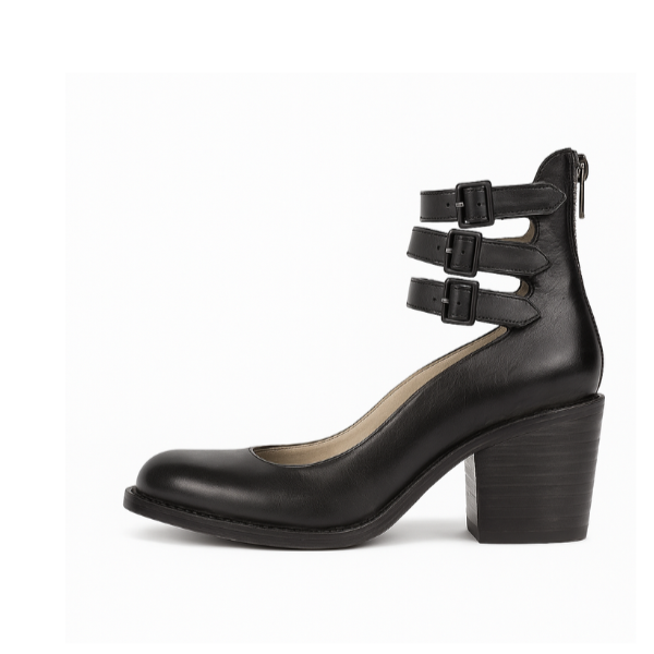 Damen Mehrriemige Schuhe mit Absatz | Klassisch