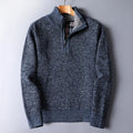 Emilio Cardigan aus Wollmischung mit Viertelreißverschluss