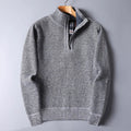 Emilio Cardigan aus Wollmischung mit Viertelreißverschluss