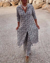 2-Teiliges Set | Damen Vintage-Stil für Frühjahr und Sommer