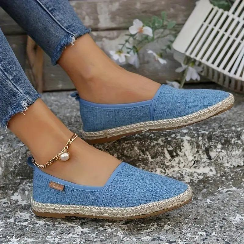 Damen Canvas Slip-On Schuhe | Sommer