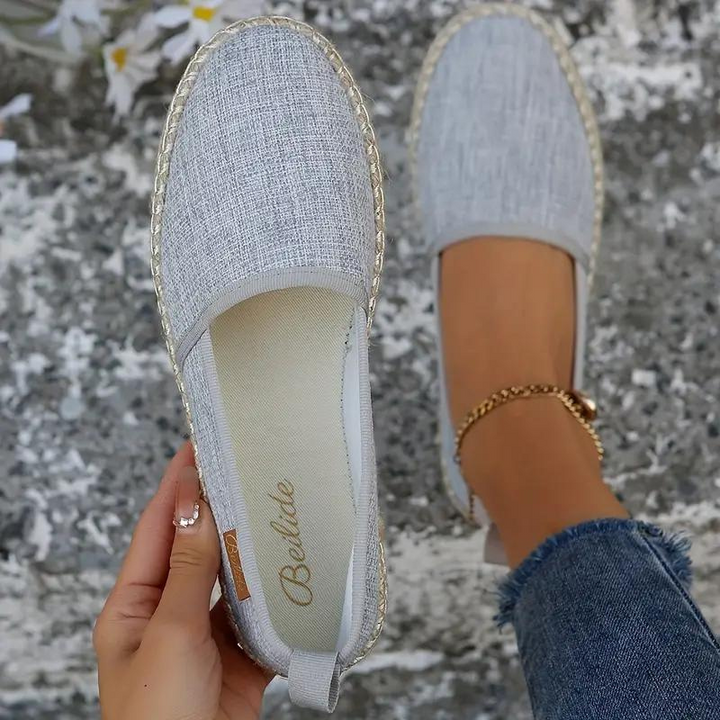 Damen Canvas Slip-On Schuhe | Sommer