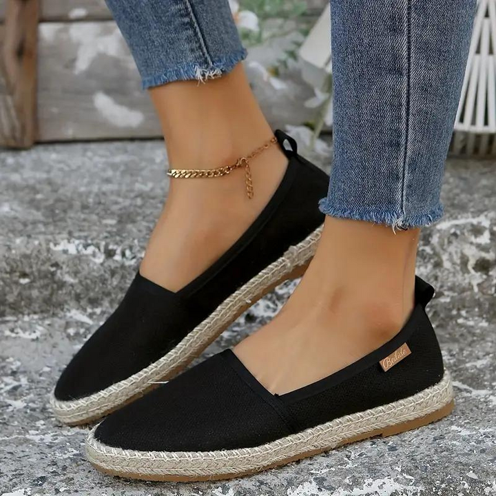 Damen Canvas Slip-On Schuhe | Sommer