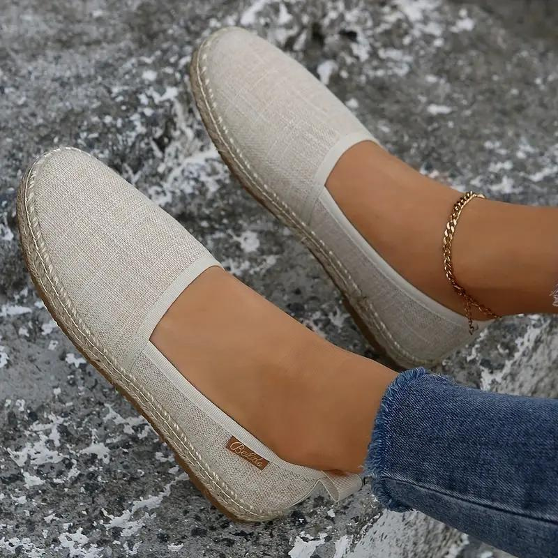 Damen Canvas Slip-On Schuhe | Sommer