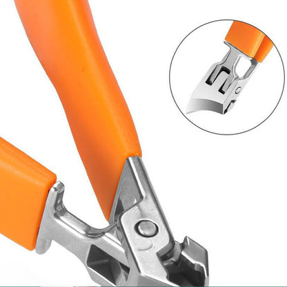 Extra Breite Nagelknipper aus Rostfreiem Stahl – Ergonomischer Griff für Dicke Nägel und Schimmelnägel, Anti-Splash Schutz