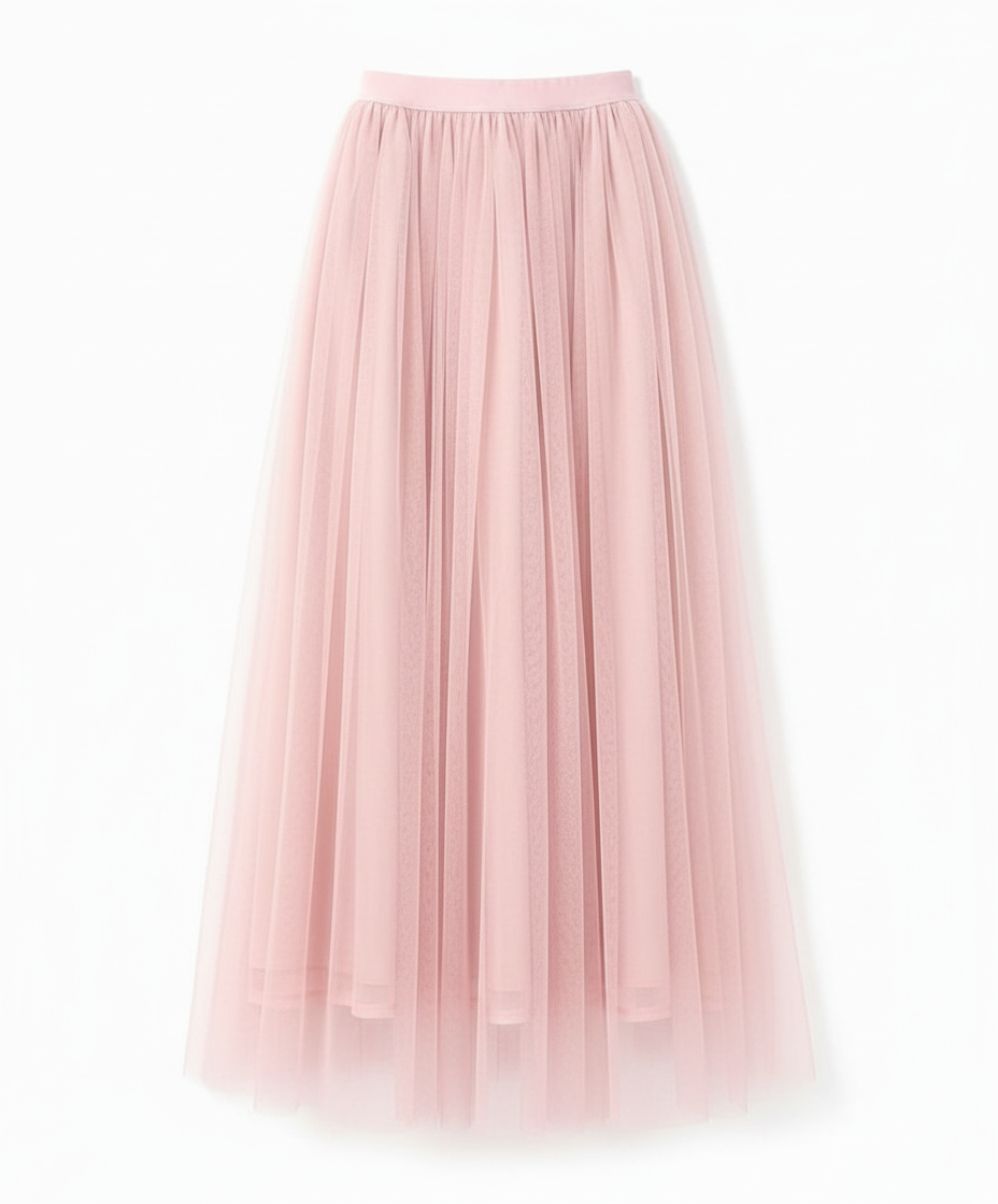 Abito midi aderente a maniche lunghe da donna | Gonna trasparente