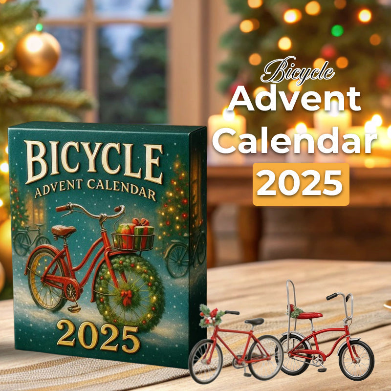 Fahrrad-Adventskalender 2025 – Ein 24-tägiger Kalender mit Mini-Fahrraddekorationen für Fahrradfans 1