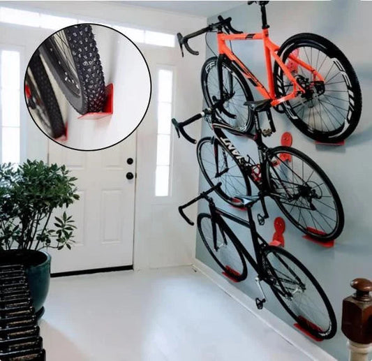 Fahrradträger | Wandmontierter Fahrradhalter für Garage und Zuhause