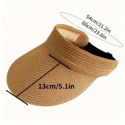 Faltbare Sonnenblende Damen | Sommeraccessoire für Strand und Outdoor-Aktivitäten