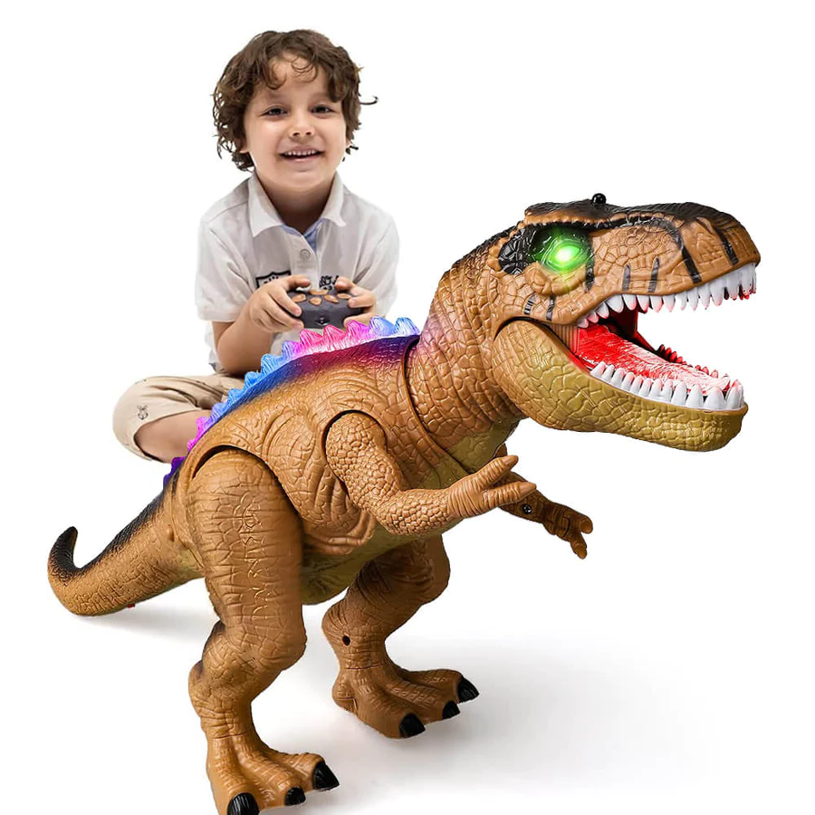 Ferngesteuertes Dinosaurierspielzeug, laufend, brüllend 