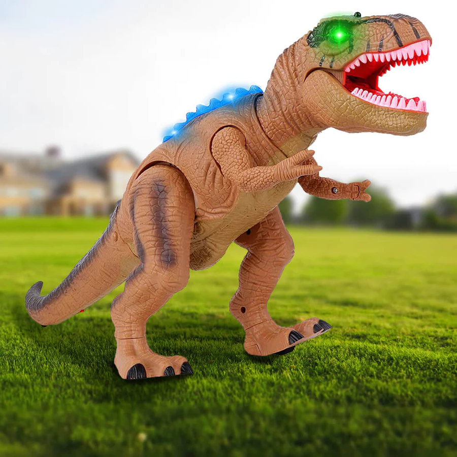 Ferngesteuertes Dinosaurierspielzeug, laufend, brüllend 