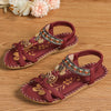 Flache Sandalen mit Strass | Sommer Schuhe für Damen im Boho Stil