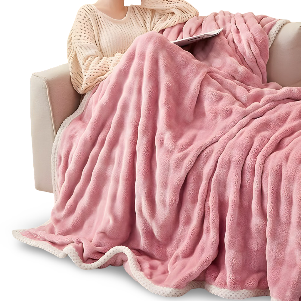 Fluffy Plush Winter Kusheldecke - Ultra-weicher, Gemütlicher Komfort für Kalte Nächte 0