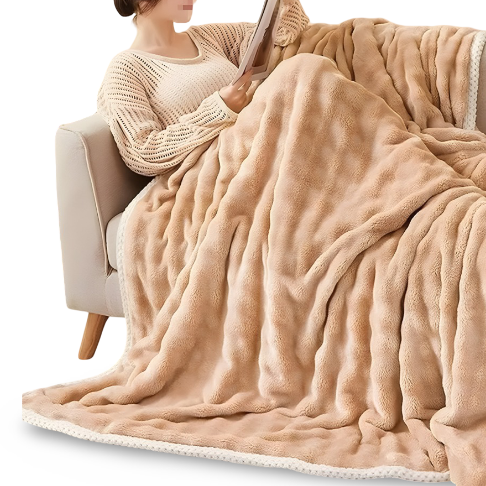 Fluffy Plush Winter Kusheldecke - Ultra-weicher, Gemütlicher Komfort für Kalte Nächte 11