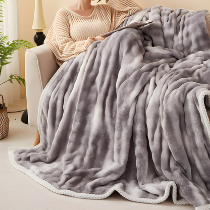 Fluffy Plush Winter Kusheldecke - Ultra-weicher, Gemütlicher Komfort für Kalte Nächte 2