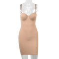 Formendes Unterkleid aus Stretchmaterial – Ärmellos, Pullover-Verschluss, Ideal für Glatten Look und Vielseitige Anlässe