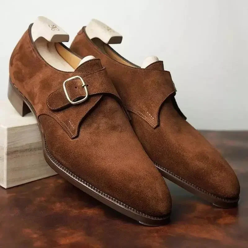 Francesco de Vico Echte Wildlederschuhe 