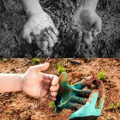 Gartenhandschuhe Mit Abnehmbaren Krallen | Gartenarbeit Zubehör Für Erwachsene
