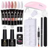 Gel-Nagellack-Set mit UV-Lampe – 7 Farben für professionelle Maniküren und kreative Nageldesigns
