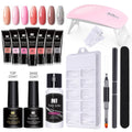 Gel-Nagellack-Set mit UV-Lampe – 7 Farben für professionelle Maniküren und kreative Nageldesigns
