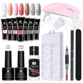 Gel-Nagellack-Set mit UV-Lampe – 7 Farben für professionelle Maniküren und kreative Nageldesigns