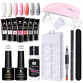 Gel-Nagellack-Set mit UV-Lampe – 7 Farben für professionelle Maniküren und kreative Nageldesigns