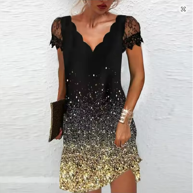Weronika | Women's Glitter Party Dress