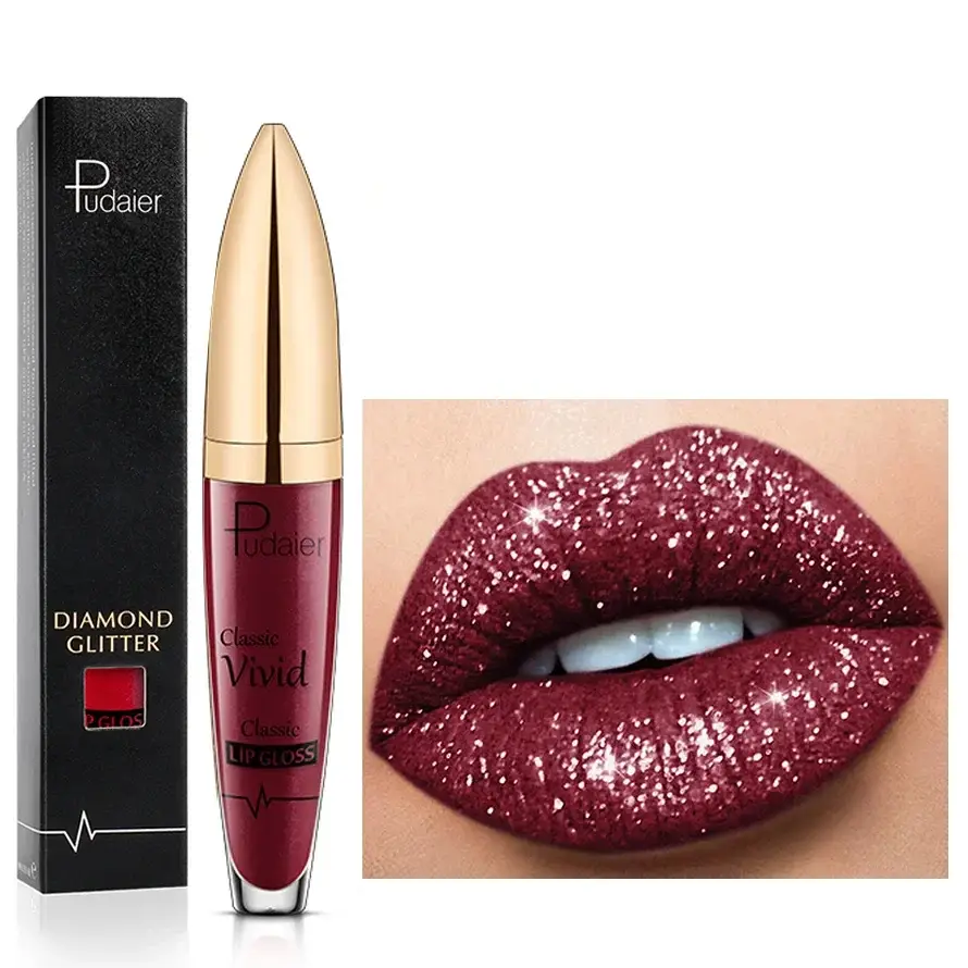 Glitzer Lipgloss Wasserfest – Langanhaltender Glanz mit Vielseitiger Farbauswahl für Jeden Anlass