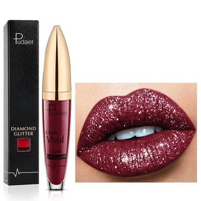 Glitzer Lipgloss Wasserfest – Langanhaltender Glanz mit Vielseitiger Farbauswahl für Jeden Anlass